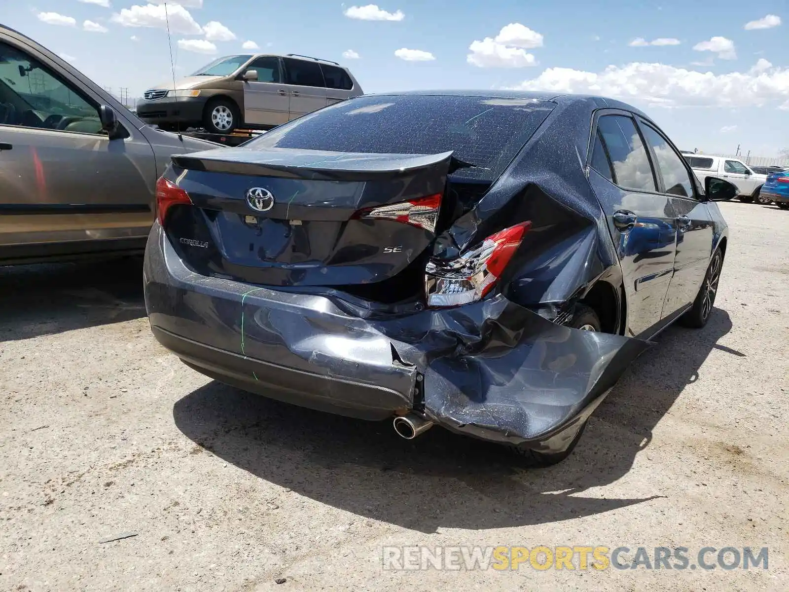 4 Photograph of a damaged car 5YFBURHE2KP885439 TOYOTA COROLLA 2019