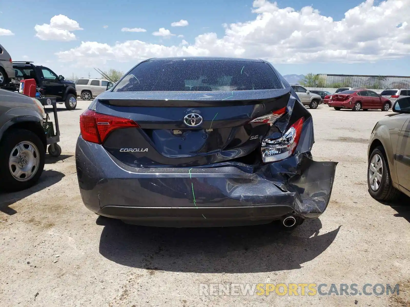 9 Photograph of a damaged car 5YFBURHE2KP885439 TOYOTA COROLLA 2019