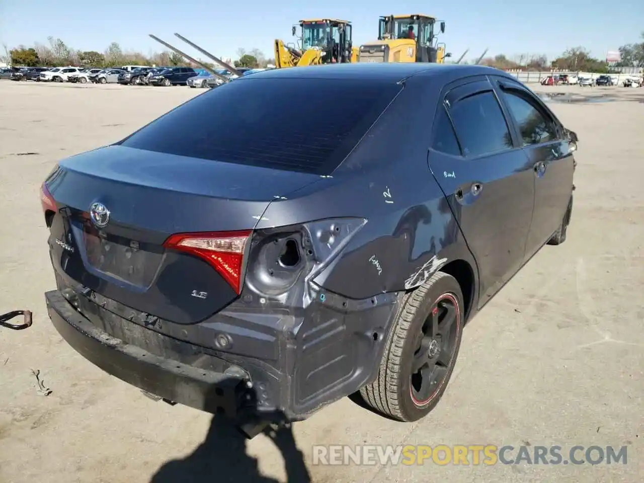 4 Photograph of a damaged car 5YFBURHE2KP885456 TOYOTA COROLLA 2019