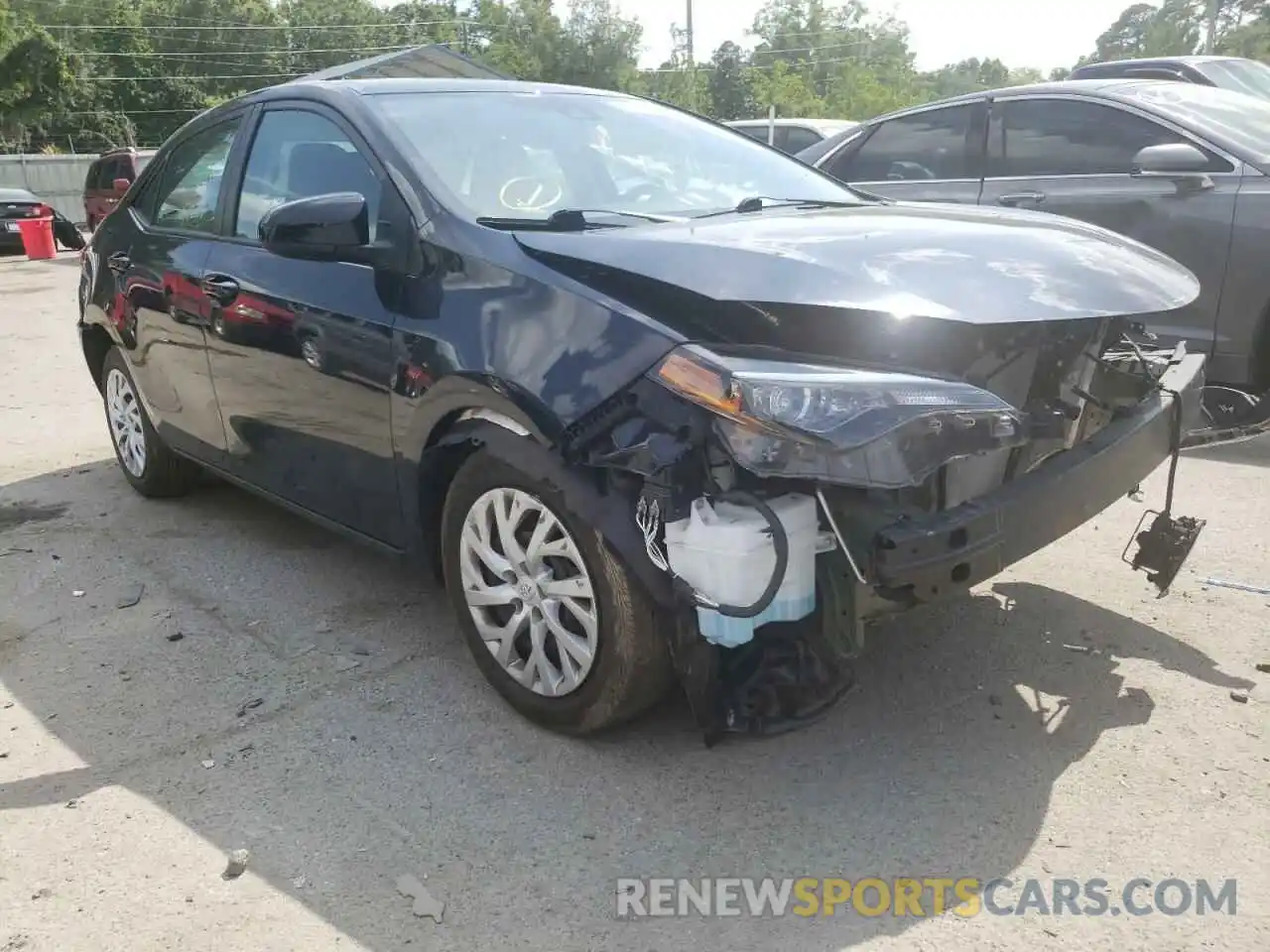 1 Photograph of a damaged car 5YFBURHE2KP885750 TOYOTA COROLLA 2019