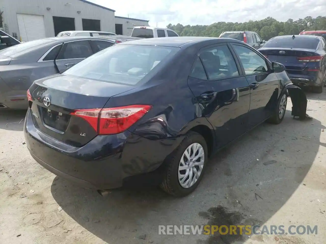 4 Photograph of a damaged car 5YFBURHE2KP885750 TOYOTA COROLLA 2019