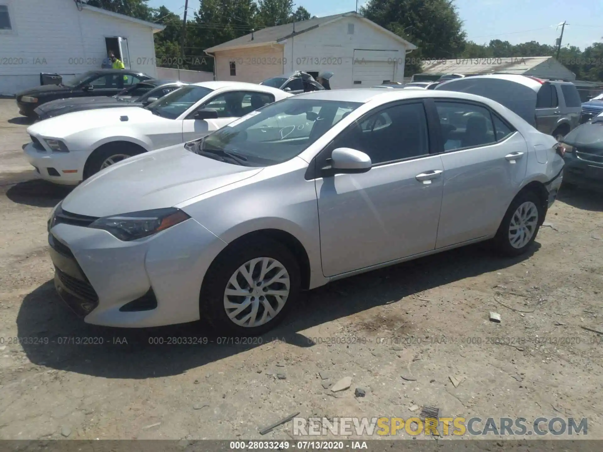 2 Photograph of a damaged car 5YFBURHE2KP885974 TOYOTA COROLLA 2019