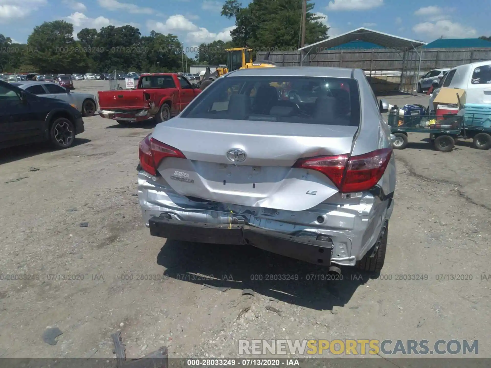 6 Photograph of a damaged car 5YFBURHE2KP885974 TOYOTA COROLLA 2019