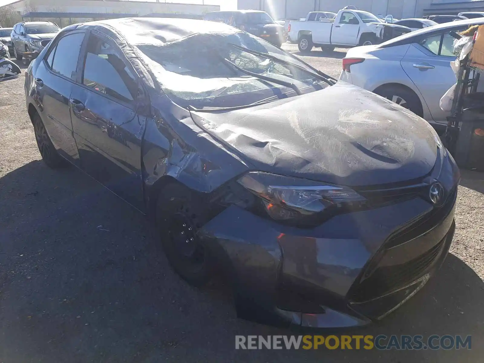 1 Photograph of a damaged car 5YFBURHE2KP886087 TOYOTA COROLLA 2019