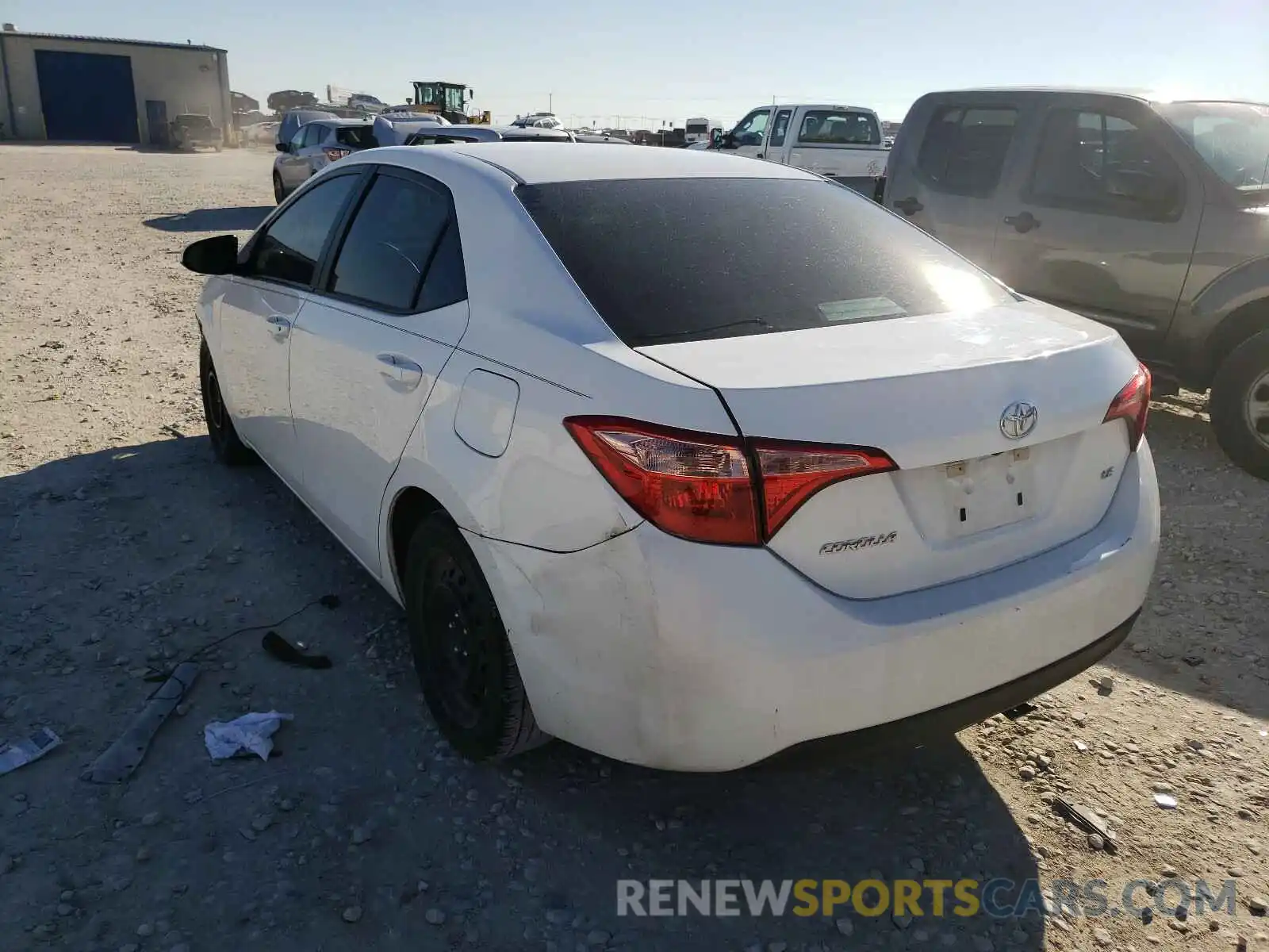 3 Photograph of a damaged car 5YFBURHE2KP886512 TOYOTA COROLLA 2019