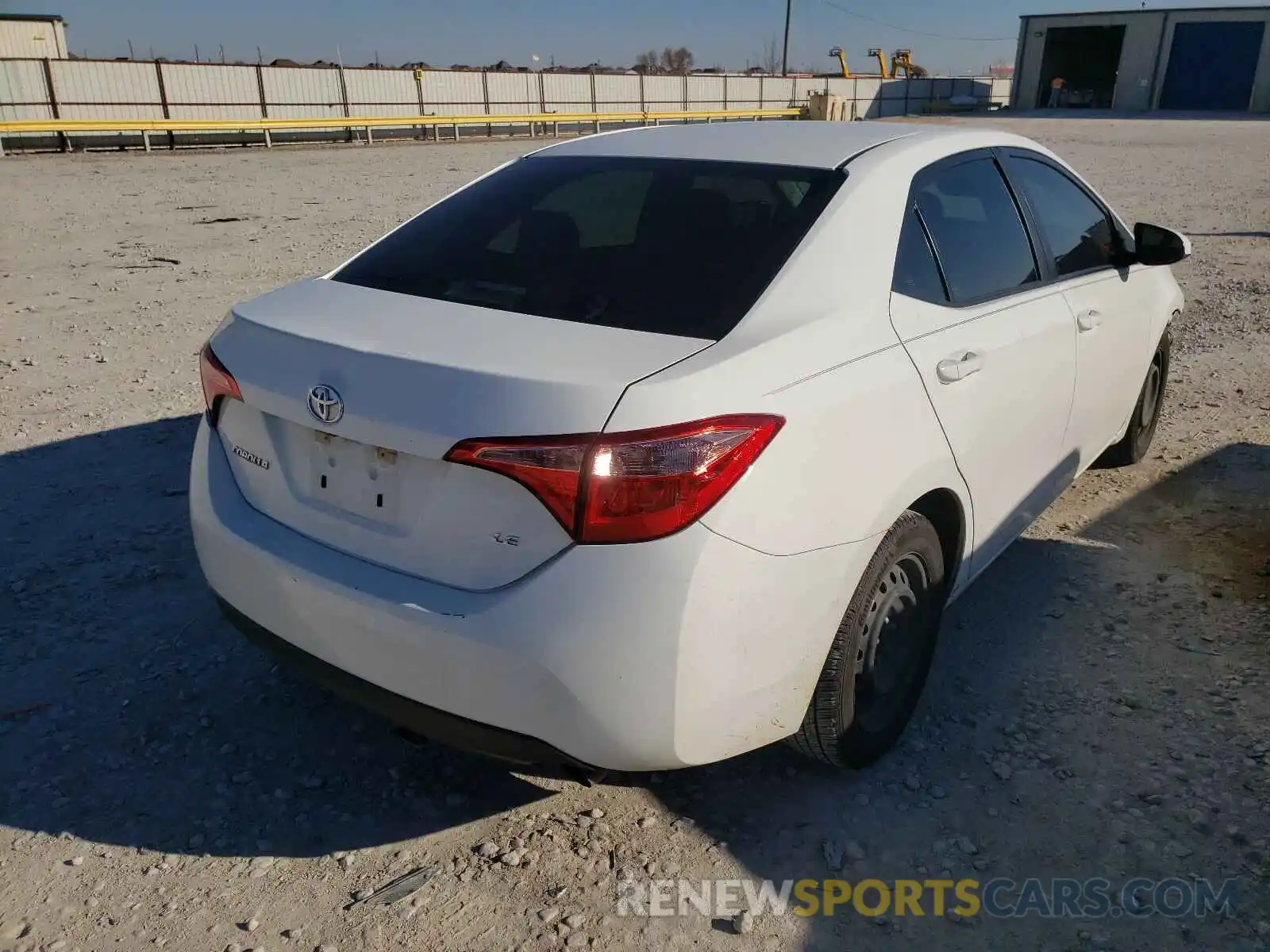 4 Photograph of a damaged car 5YFBURHE2KP886512 TOYOTA COROLLA 2019