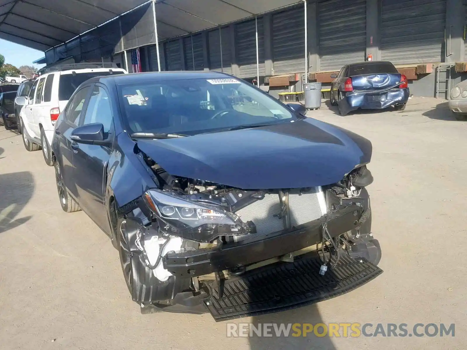 1 Photograph of a damaged car 5YFBURHE2KP886574 TOYOTA COROLLA 2019