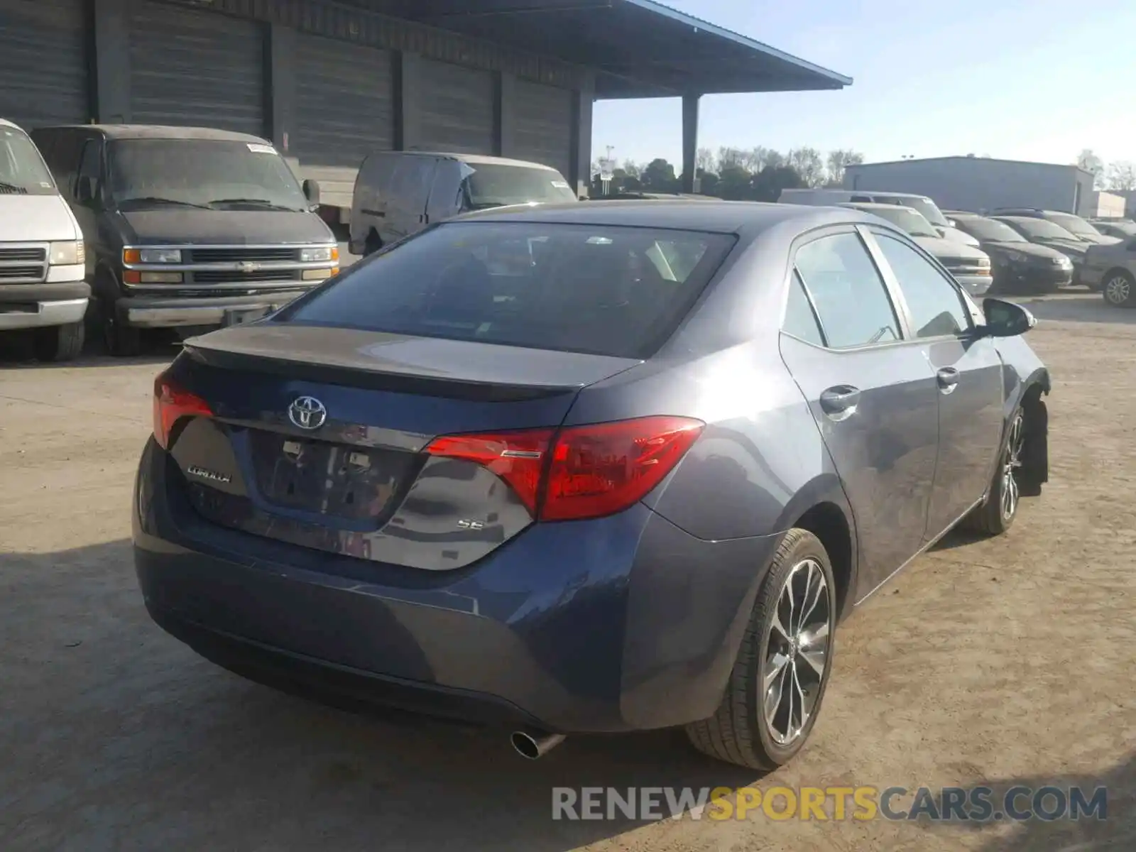 4 Photograph of a damaged car 5YFBURHE2KP886574 TOYOTA COROLLA 2019