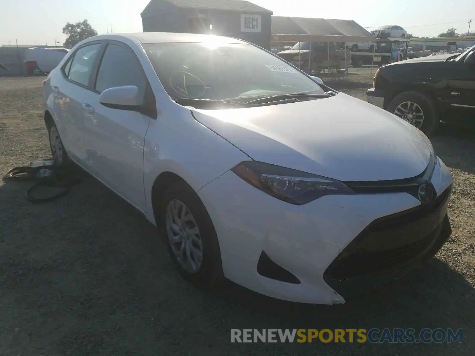 1 Photograph of a damaged car 5YFBURHE2KP886638 TOYOTA COROLLA 2019