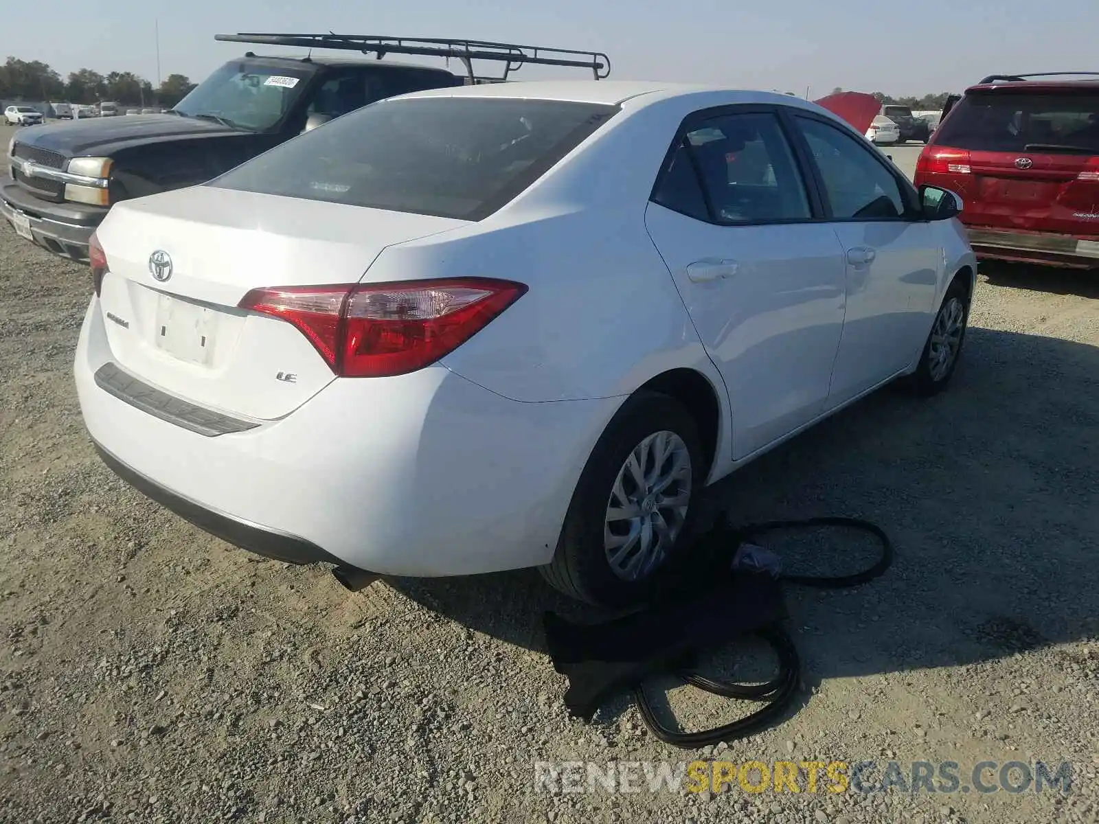 4 Photograph of a damaged car 5YFBURHE2KP886638 TOYOTA COROLLA 2019