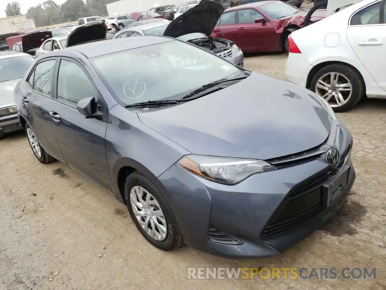 1 Photograph of a damaged car 5YFBURHE2KP886848 TOYOTA COROLLA 2019