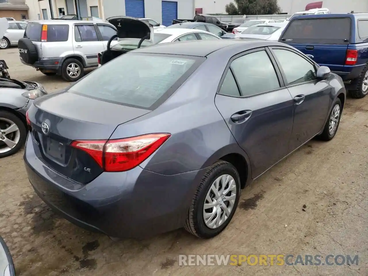 4 Photograph of a damaged car 5YFBURHE2KP886848 TOYOTA COROLLA 2019