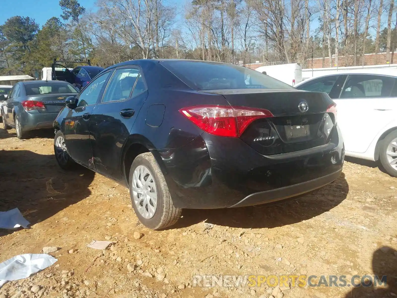 3 Photograph of a damaged car 5YFBURHE2KP886946 TOYOTA COROLLA 2019