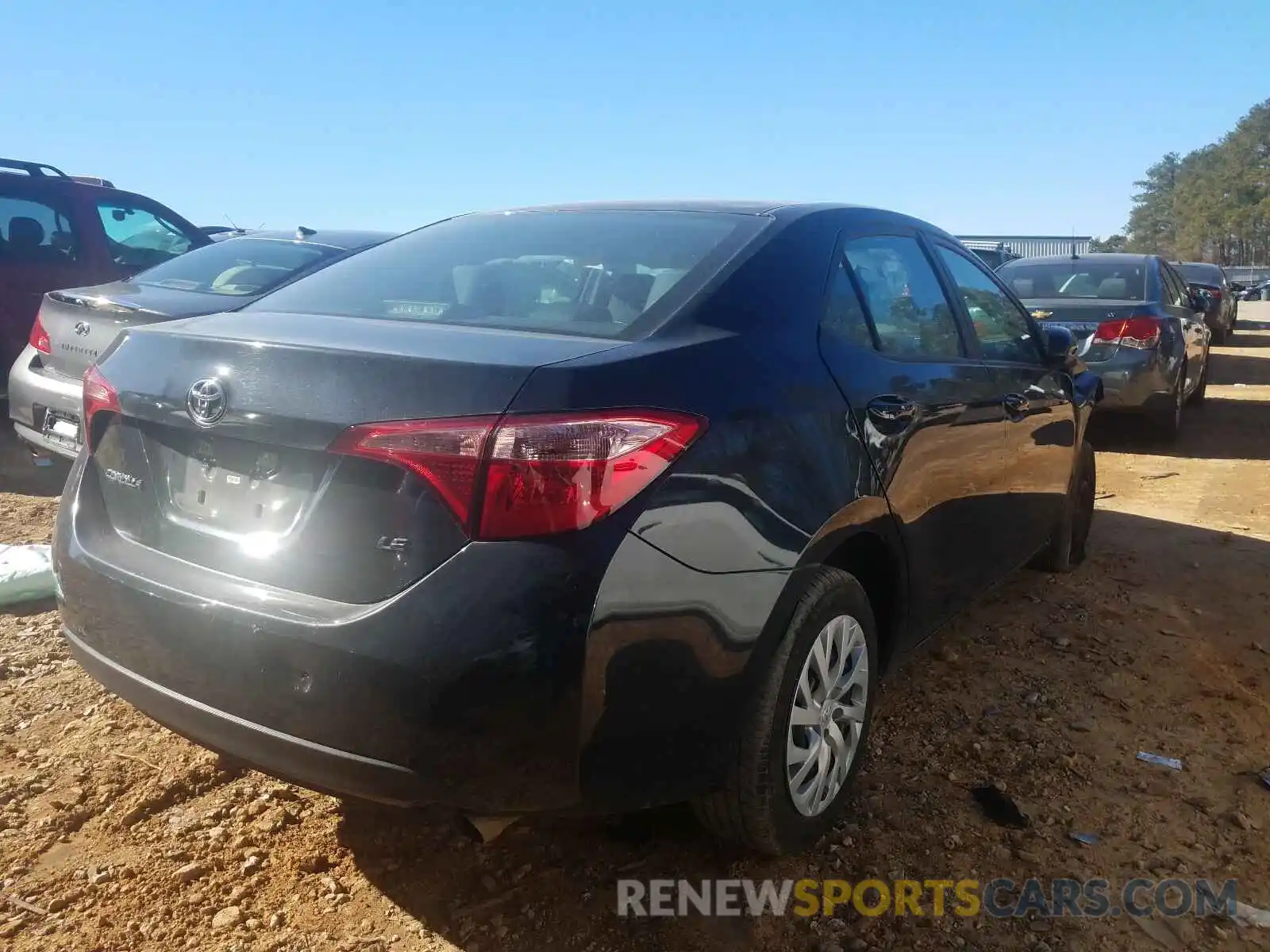 4 Photograph of a damaged car 5YFBURHE2KP886946 TOYOTA COROLLA 2019