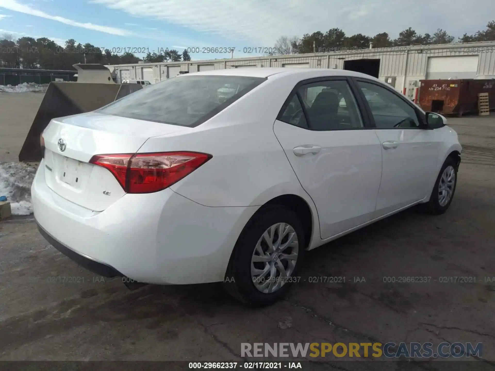 4 Photograph of a damaged car 5YFBURHE2KP887126 TOYOTA COROLLA 2019