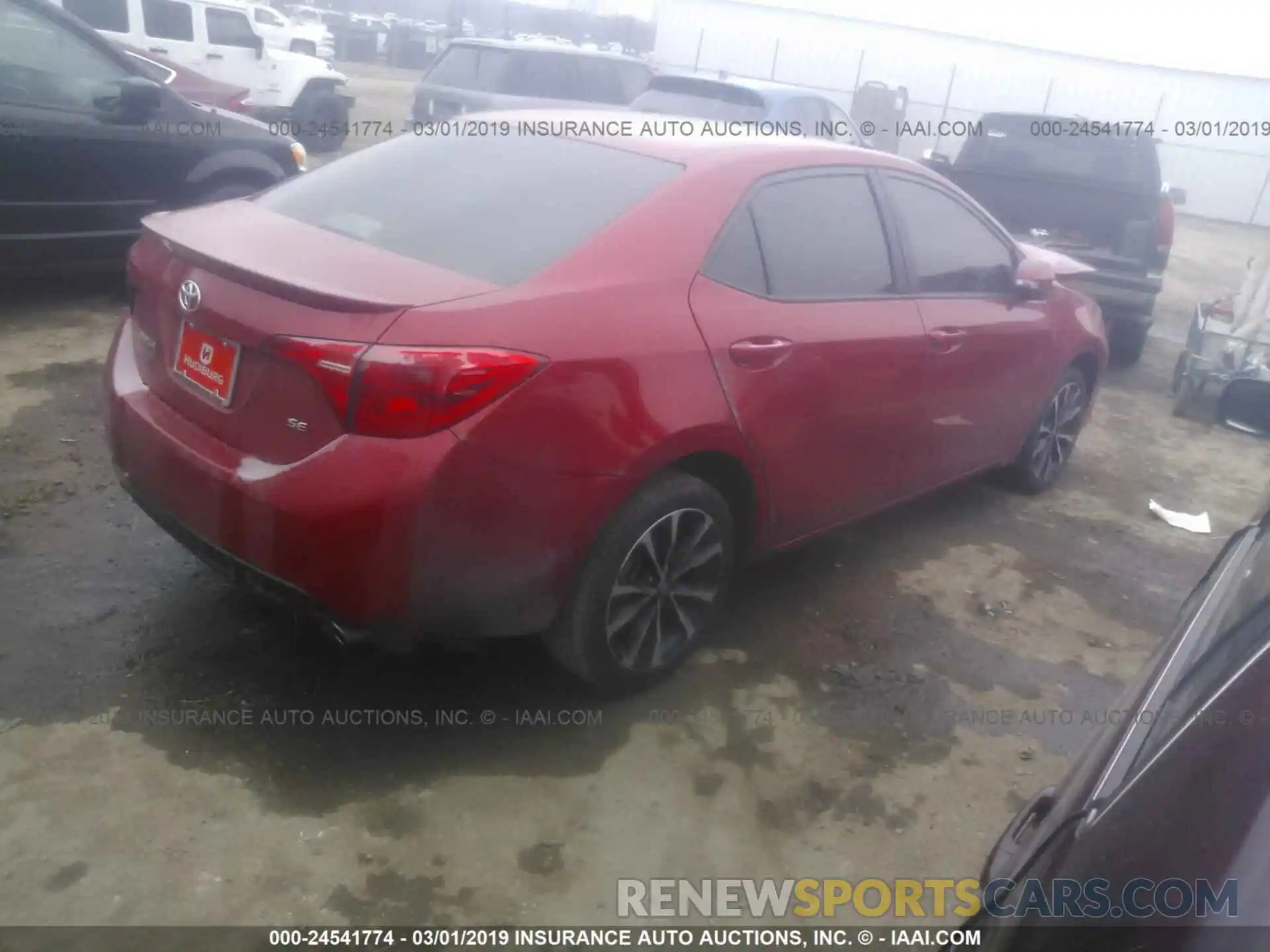 4 Photograph of a damaged car 5YFBURHE2KP887353 TOYOTA COROLLA 2019