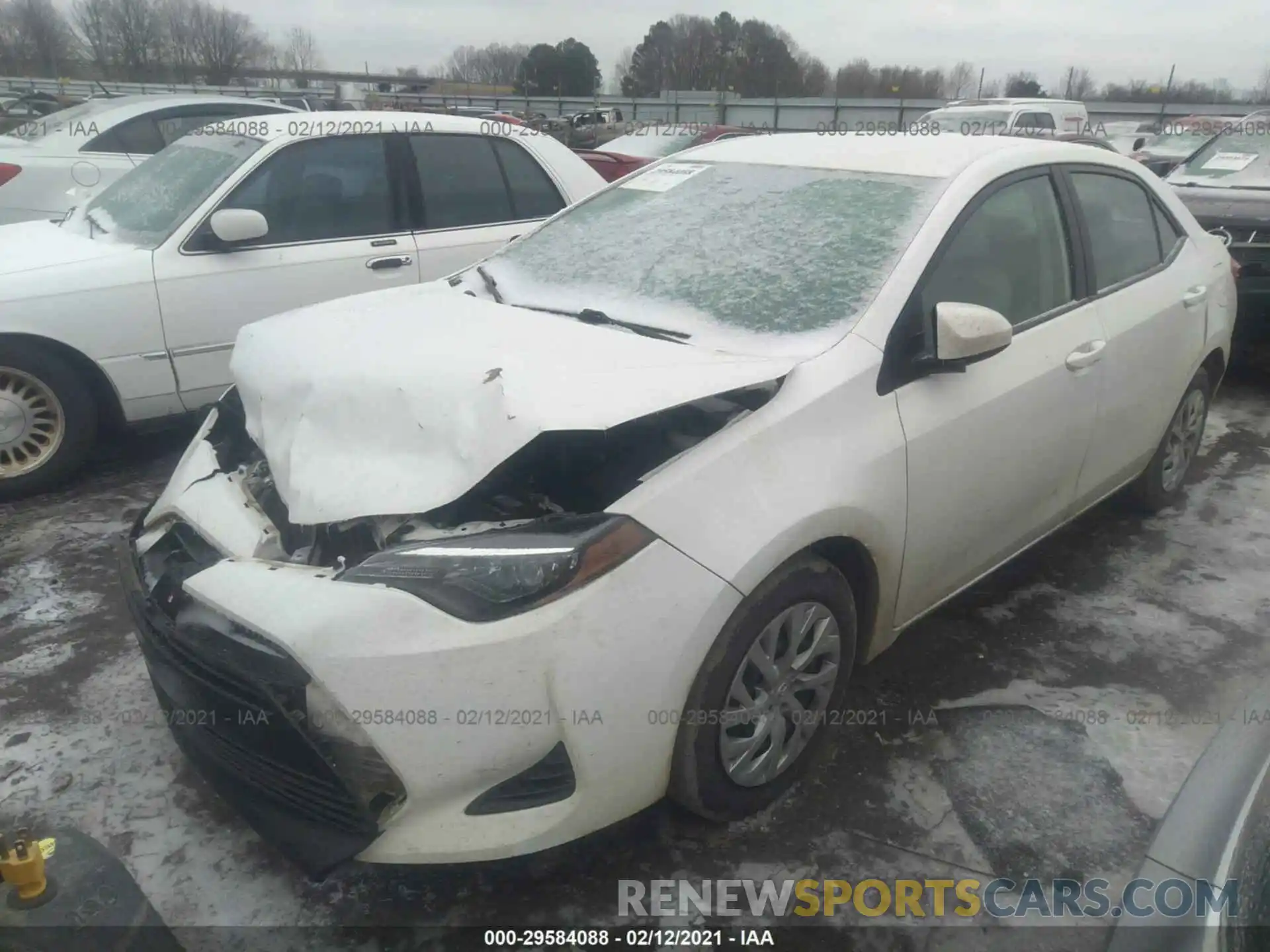 2 Photograph of a damaged car 5YFBURHE2KP887417 TOYOTA COROLLA 2019