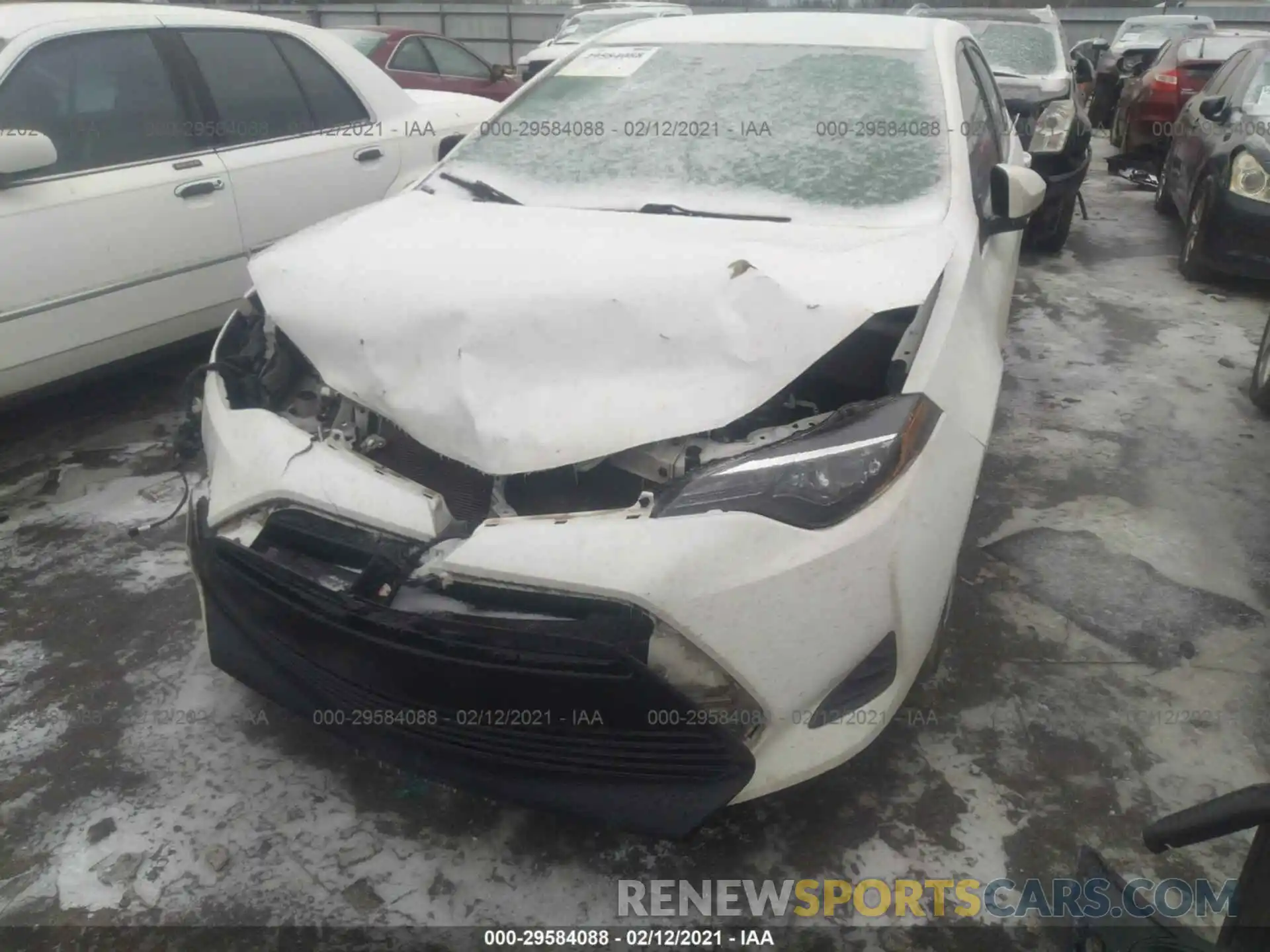 6 Photograph of a damaged car 5YFBURHE2KP887417 TOYOTA COROLLA 2019