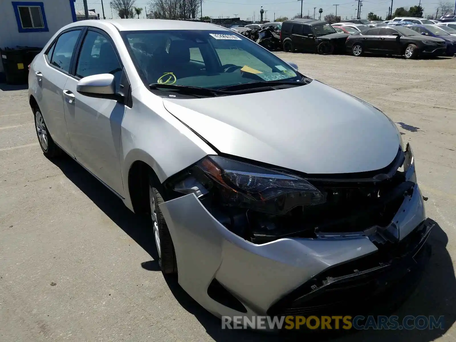 1 Photograph of a damaged car 5YFBURHE2KP887689 TOYOTA COROLLA 2019