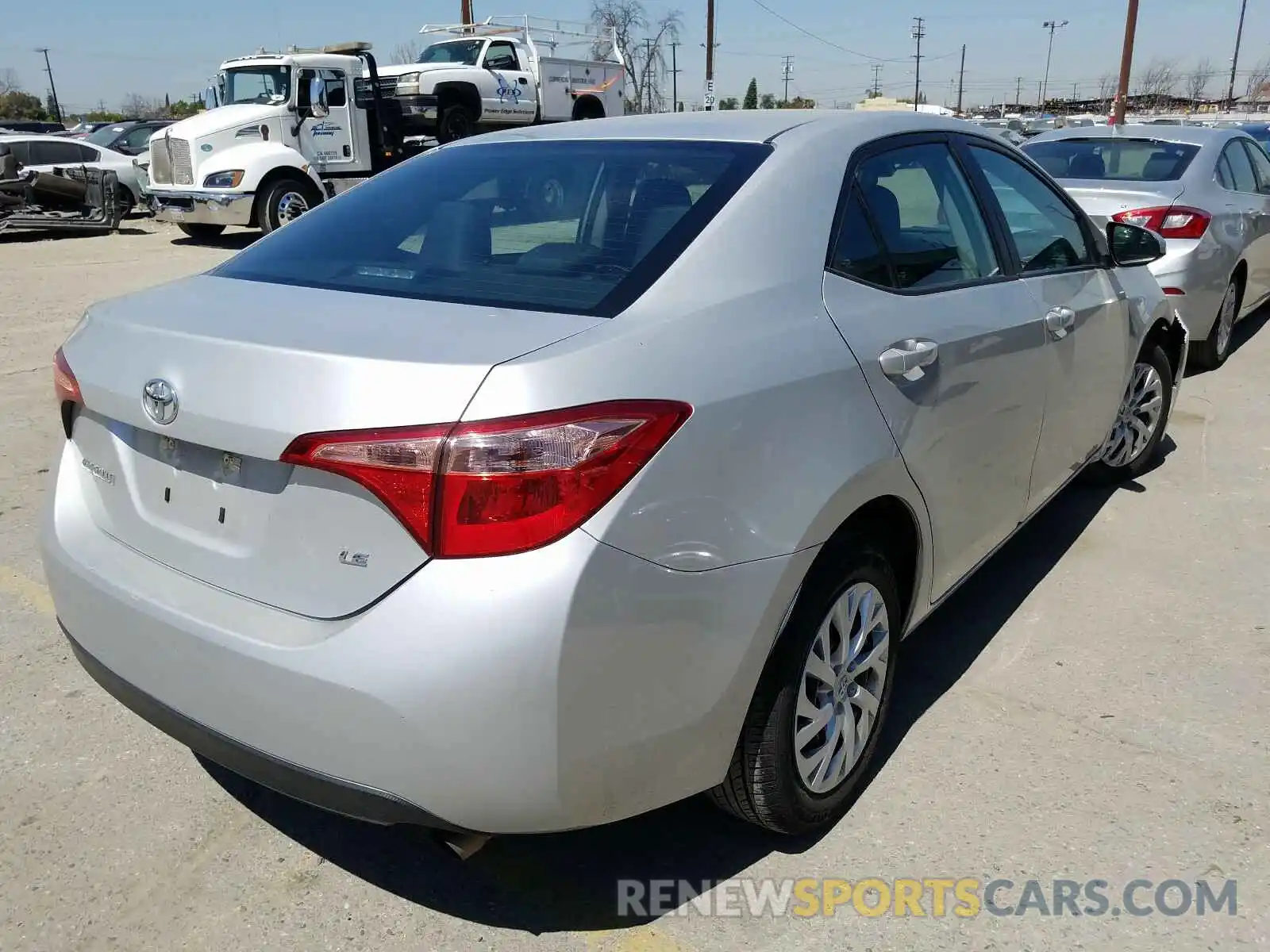 4 Photograph of a damaged car 5YFBURHE2KP887689 TOYOTA COROLLA 2019