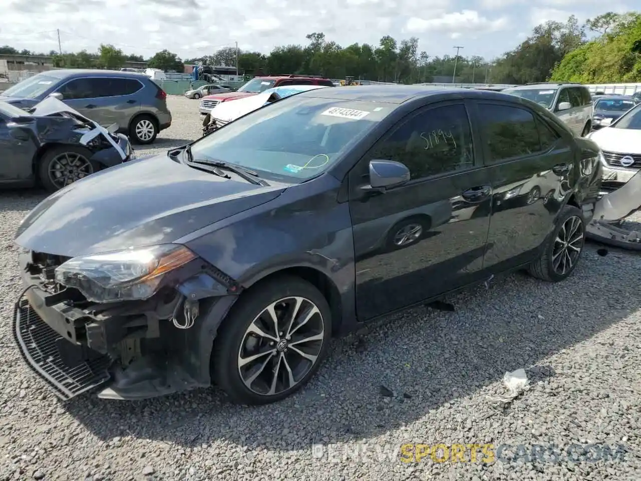 1 Photograph of a damaged car 5YFBURHE2KP888440 TOYOTA COROLLA 2019