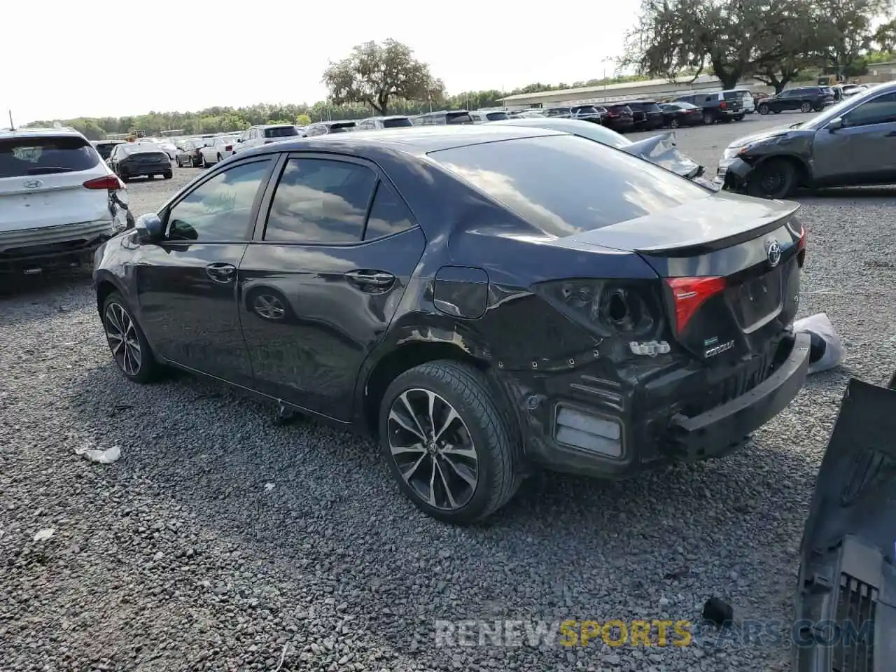 2 Photograph of a damaged car 5YFBURHE2KP888440 TOYOTA COROLLA 2019