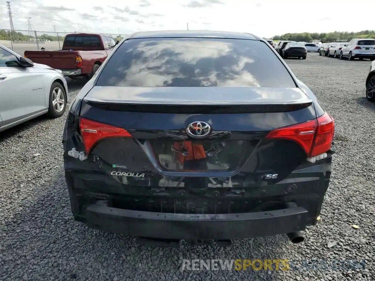 6 Photograph of a damaged car 5YFBURHE2KP888440 TOYOTA COROLLA 2019