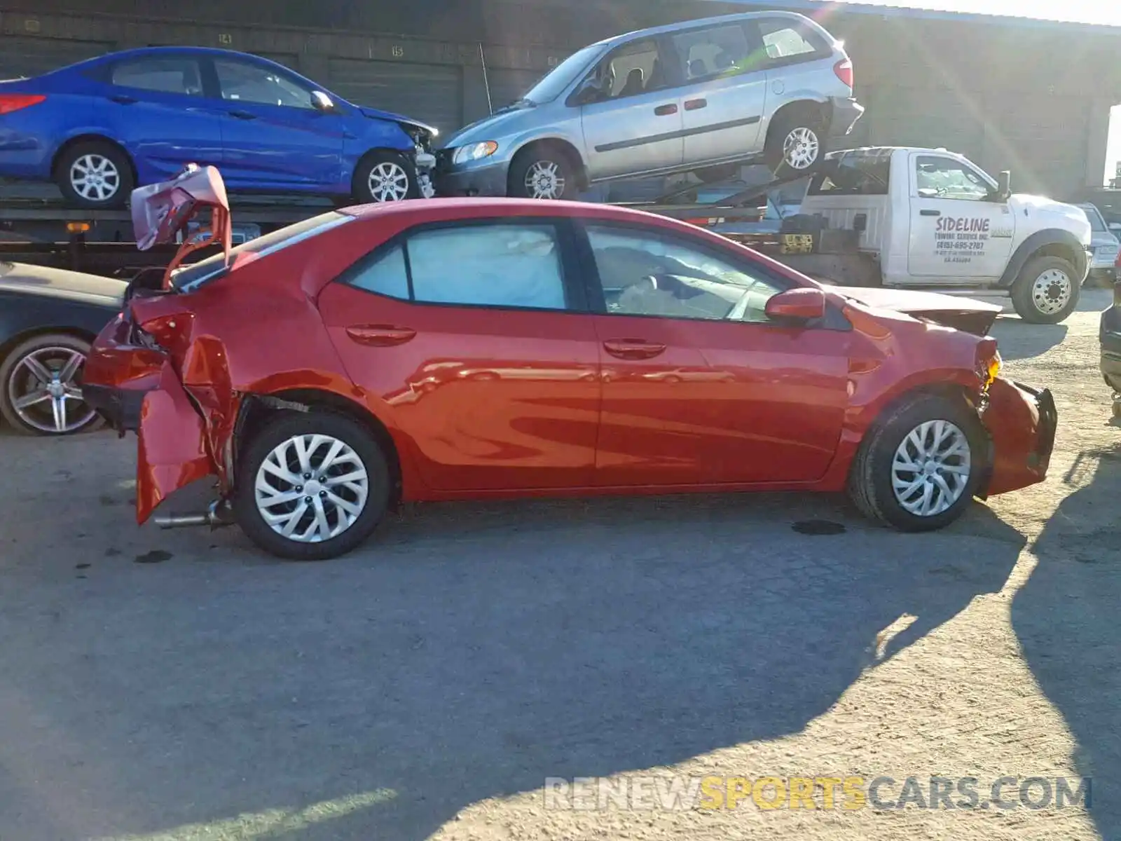 9 Photograph of a damaged car 5YFBURHE2KP888647 TOYOTA COROLLA 2019