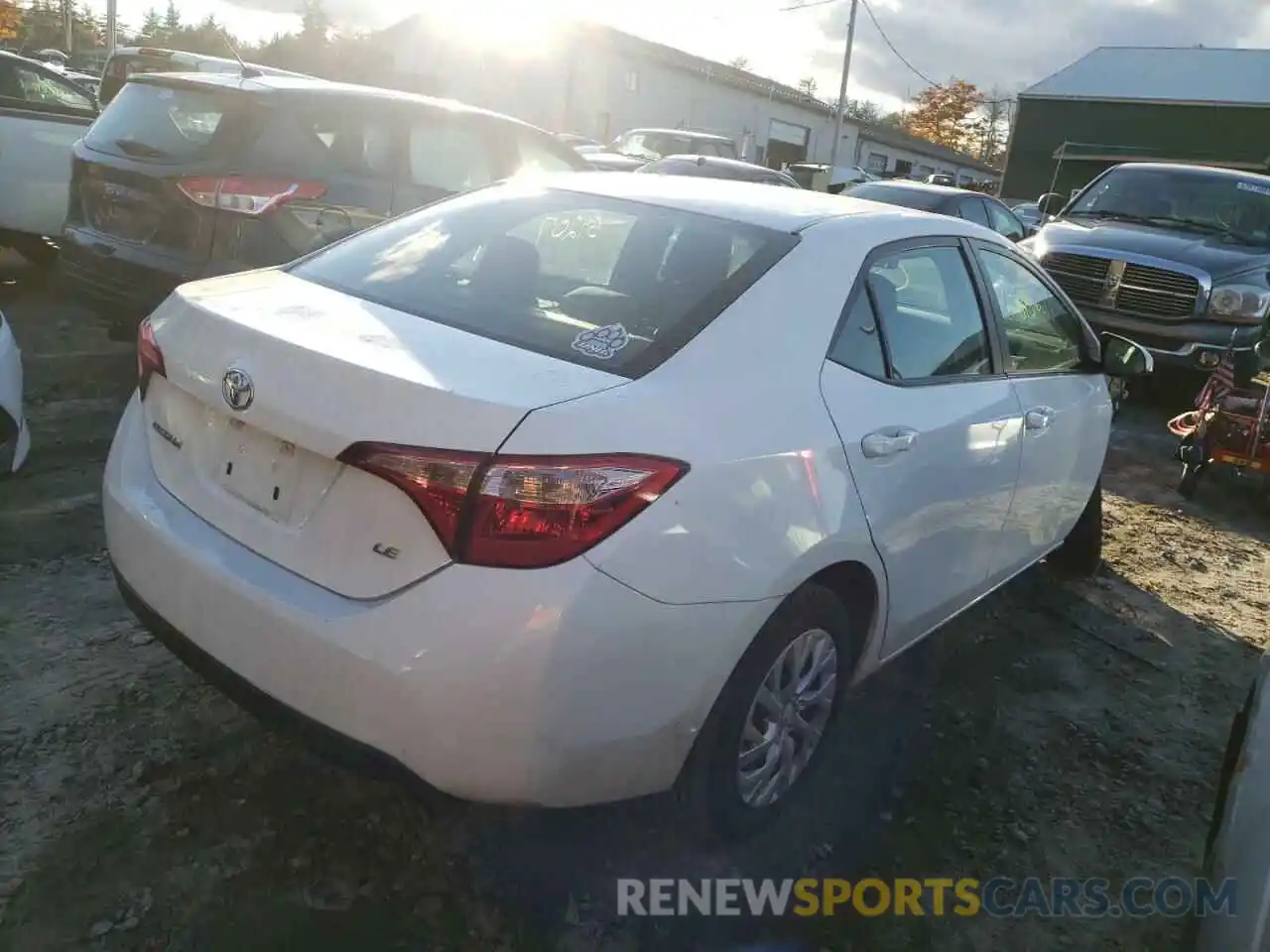 4 Photograph of a damaged car 5YFBURHE2KP888826 TOYOTA COROLLA 2019