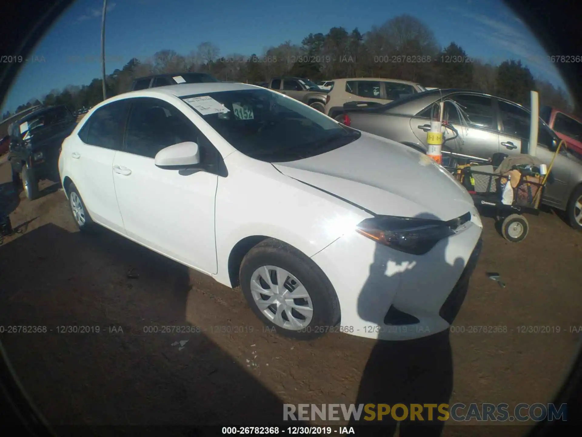 1 Photograph of a damaged car 5YFBURHE2KP888907 TOYOTA COROLLA 2019