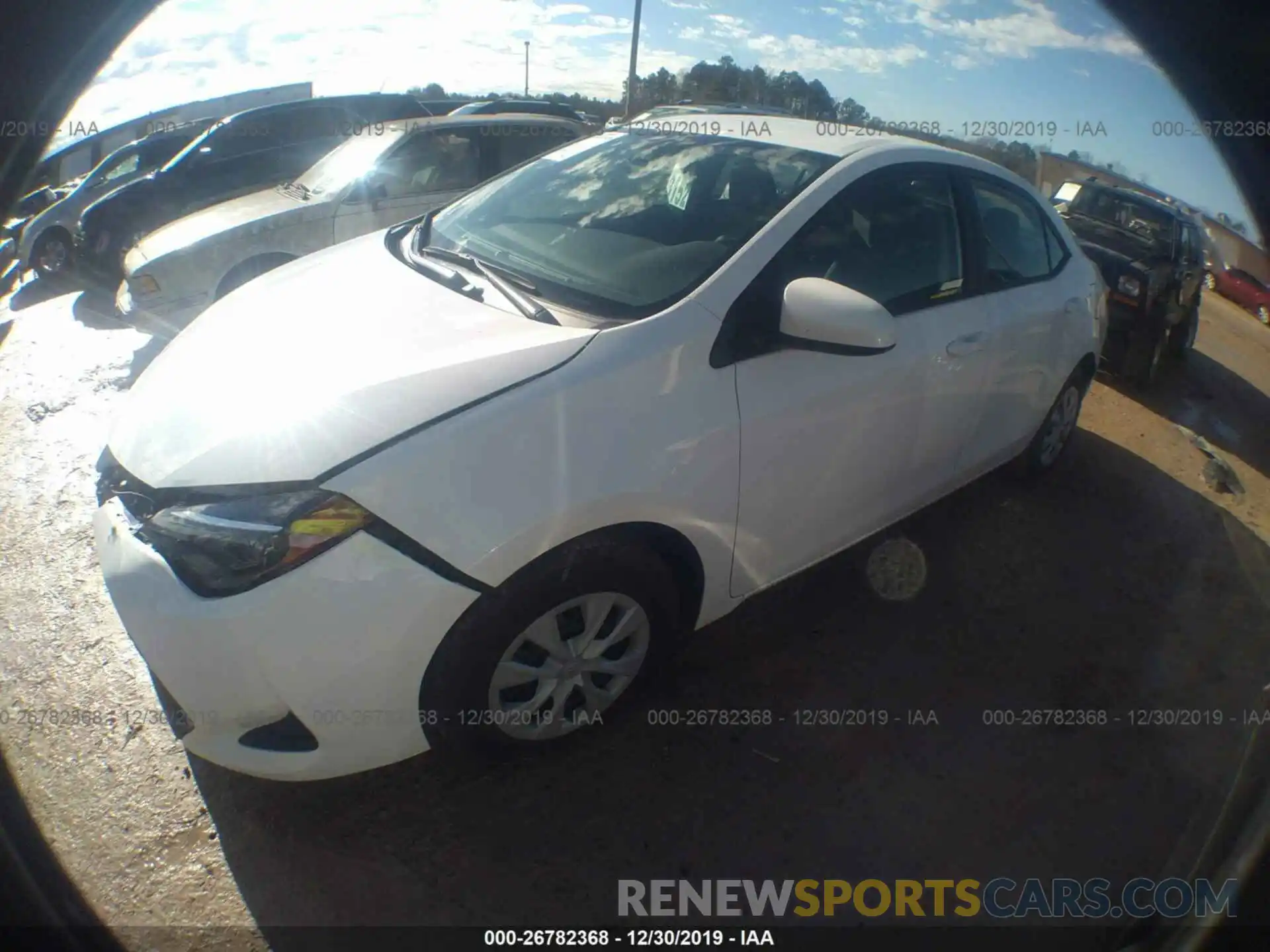 2 Photograph of a damaged car 5YFBURHE2KP888907 TOYOTA COROLLA 2019