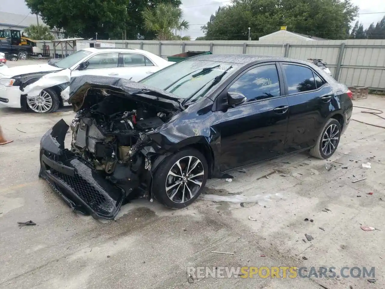 2 Photograph of a damaged car 5YFBURHE2KP888986 TOYOTA COROLLA 2019