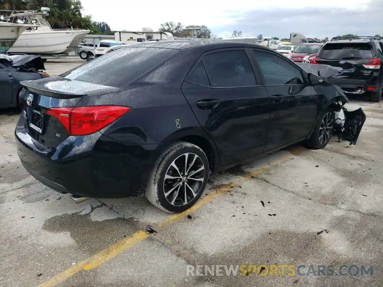 4 Photograph of a damaged car 5YFBURHE2KP888986 TOYOTA COROLLA 2019