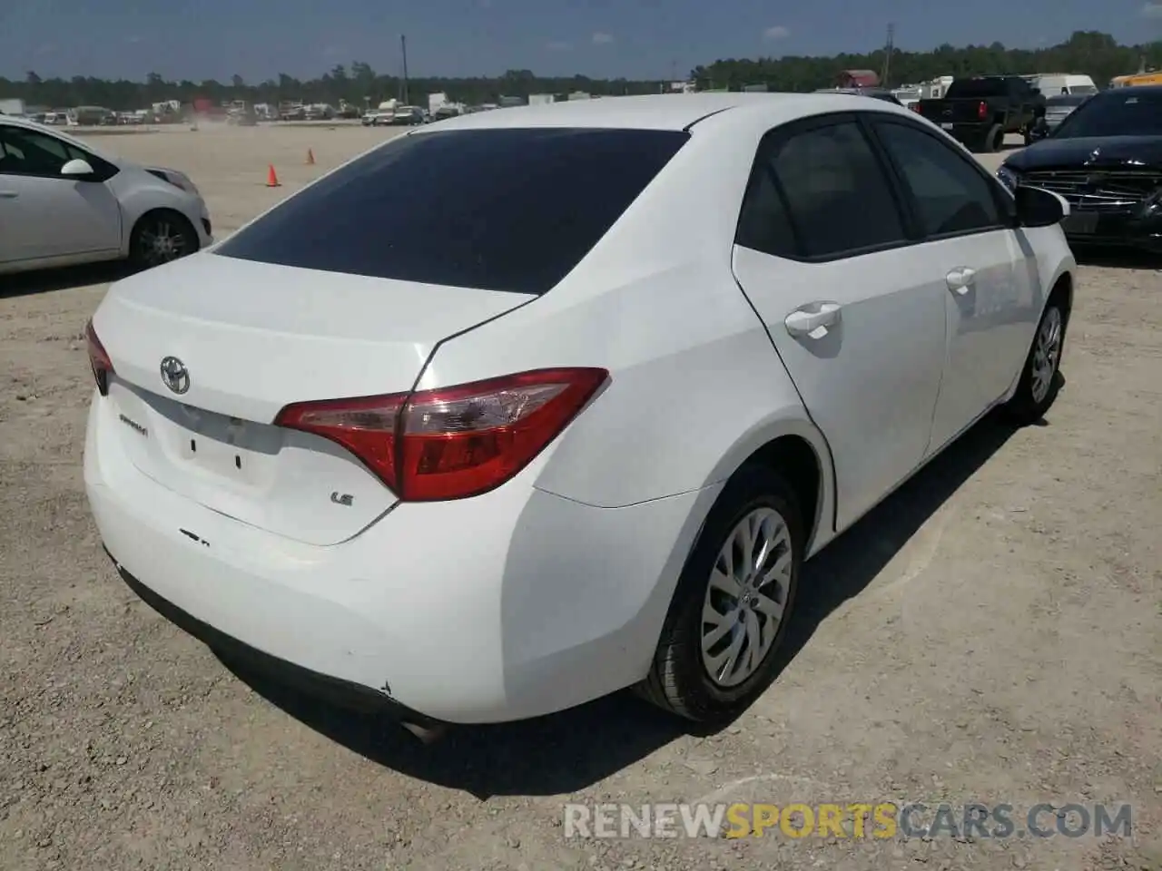 4 Photograph of a damaged car 5YFBURHE2KP889359 TOYOTA COROLLA 2019