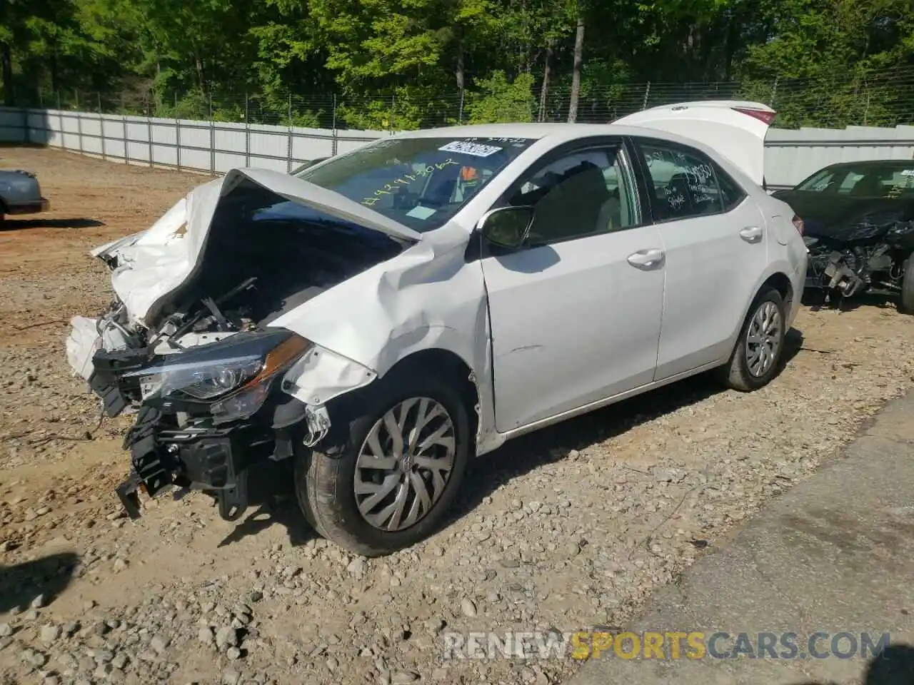 2 Photograph of a damaged car 5YFBURHE2KP889829 TOYOTA COROLLA 2019