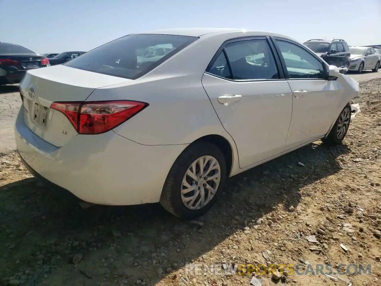 4 Photograph of a damaged car 5YFBURHE2KP889829 TOYOTA COROLLA 2019