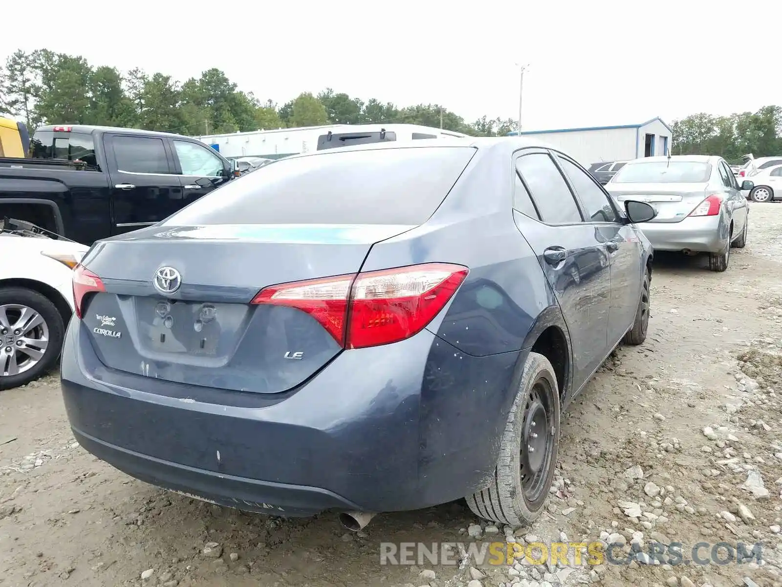 4 Photograph of a damaged car 5YFBURHE2KP889927 TOYOTA COROLLA 2019