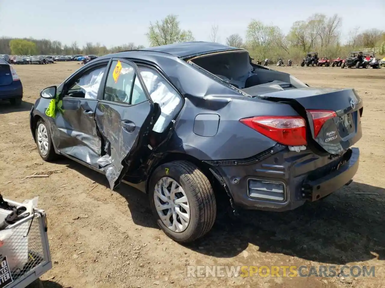 3 Photograph of a damaged car 5YFBURHE2KP890009 TOYOTA COROLLA 2019