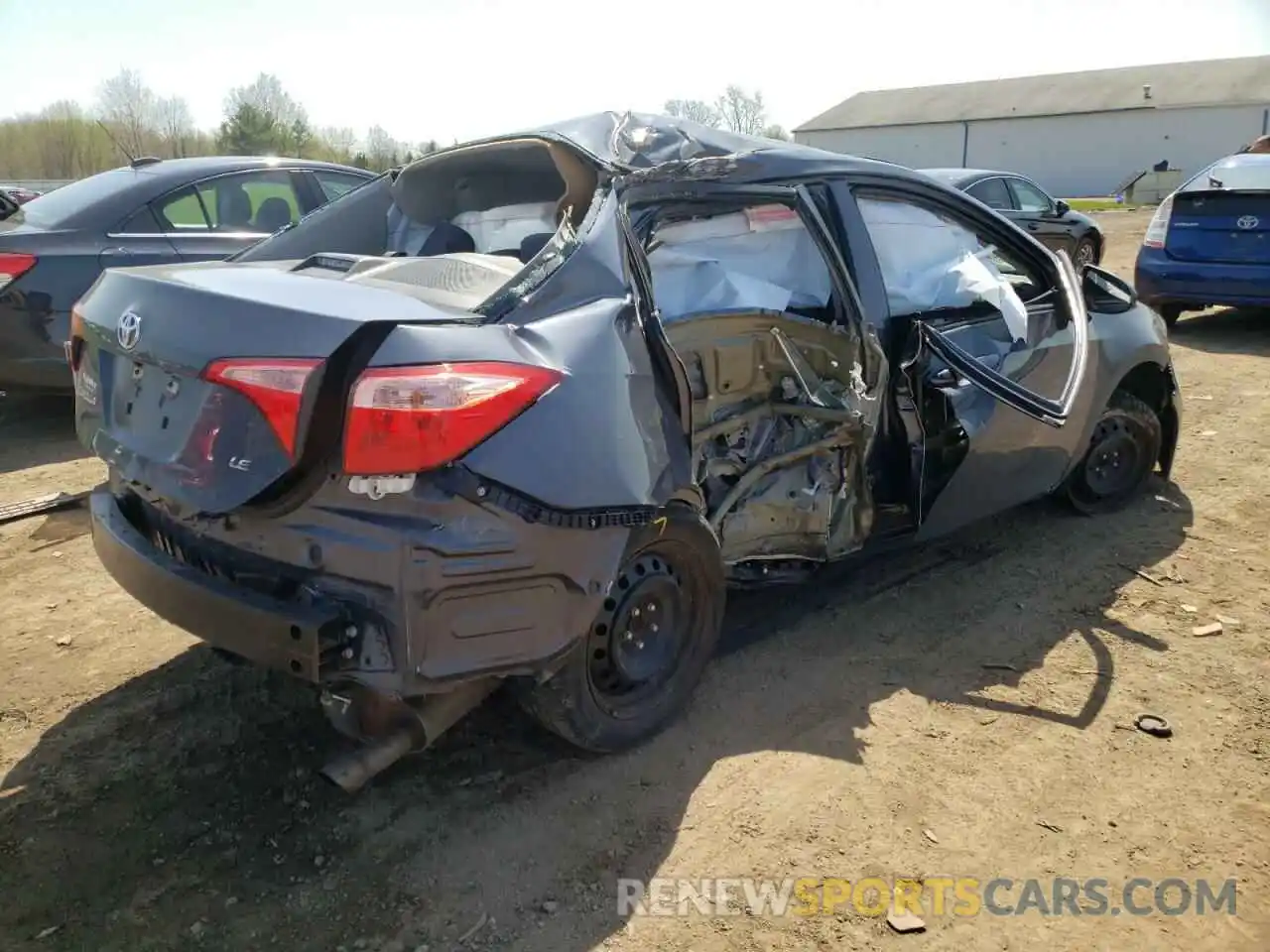 4 Photograph of a damaged car 5YFBURHE2KP890009 TOYOTA COROLLA 2019