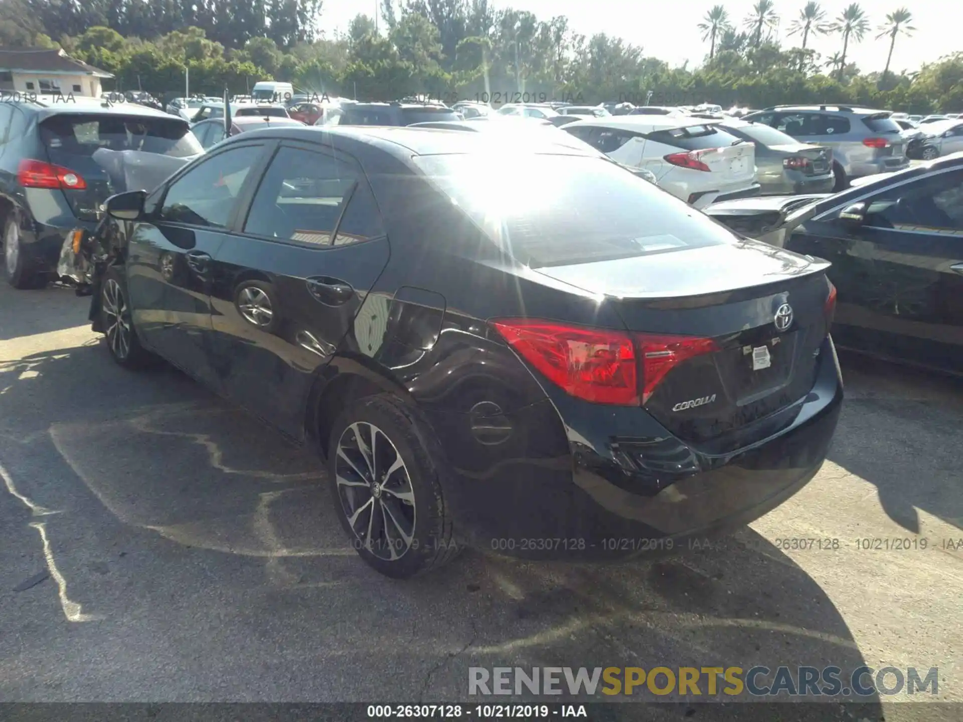 3 Photograph of a damaged car 5YFBURHE2KP890656 TOYOTA COROLLA 2019