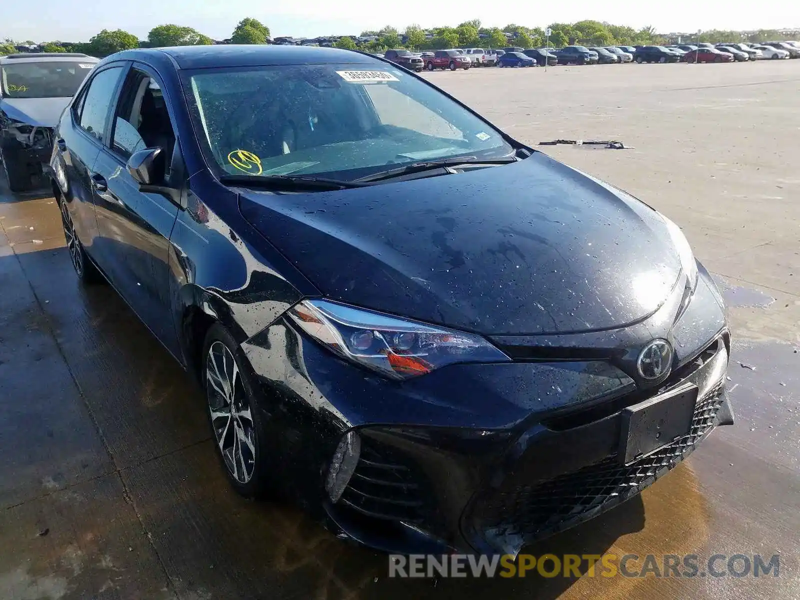 1 Photograph of a damaged car 5YFBURHE2KP890740 TOYOTA COROLLA 2019