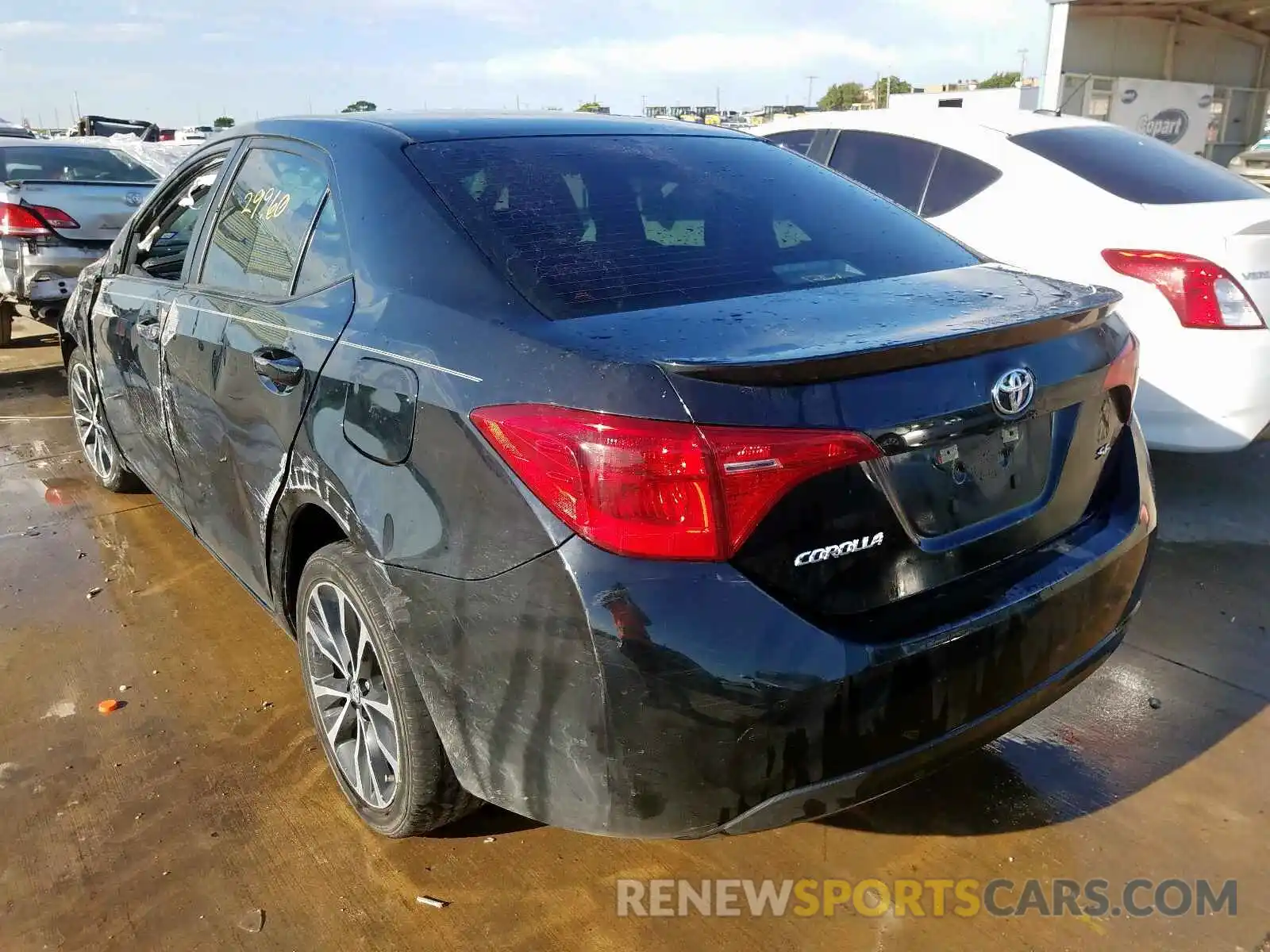 3 Photograph of a damaged car 5YFBURHE2KP890740 TOYOTA COROLLA 2019