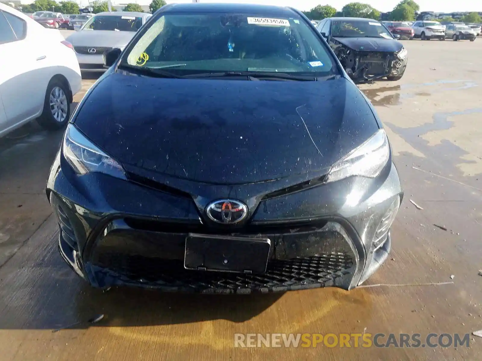 9 Photograph of a damaged car 5YFBURHE2KP890740 TOYOTA COROLLA 2019