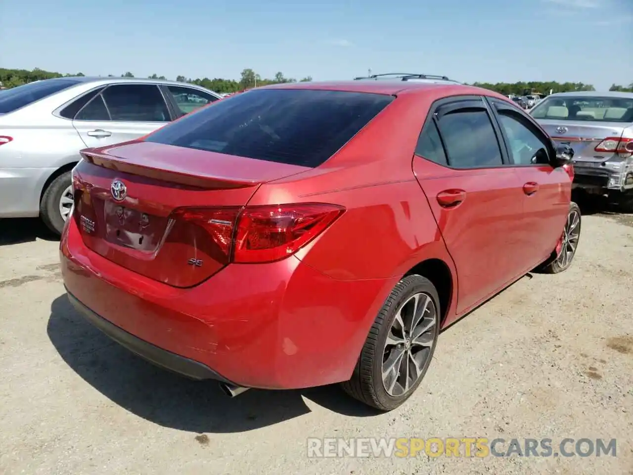 4 Photograph of a damaged car 5YFBURHE2KP891256 TOYOTA COROLLA 2019