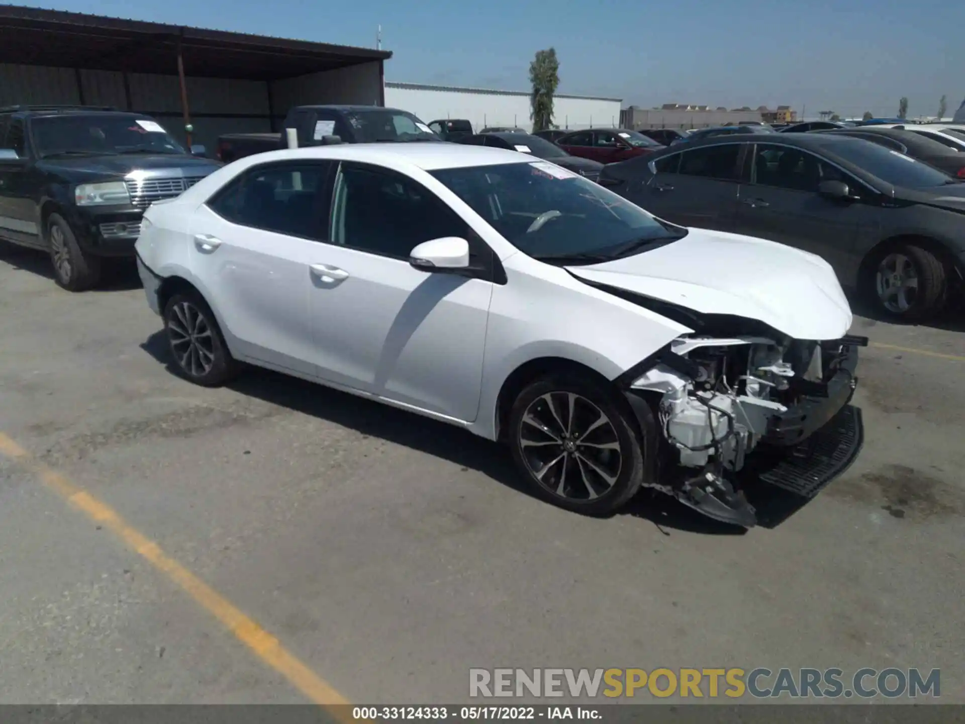 1 Photograph of a damaged car 5YFBURHE2KP891502 TOYOTA COROLLA 2019