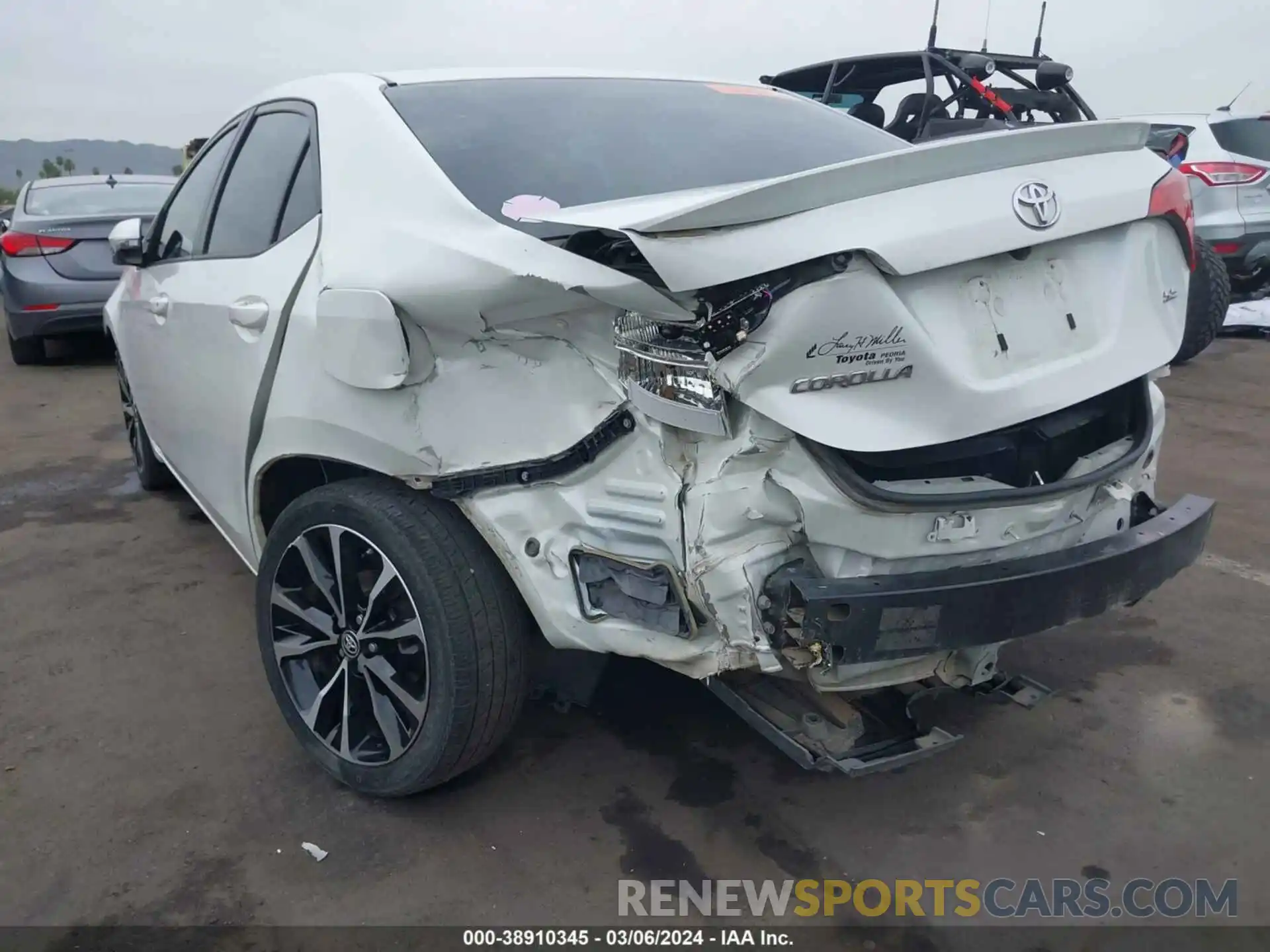 6 Photograph of a damaged car 5YFBURHE2KP891743 TOYOTA COROLLA 2019