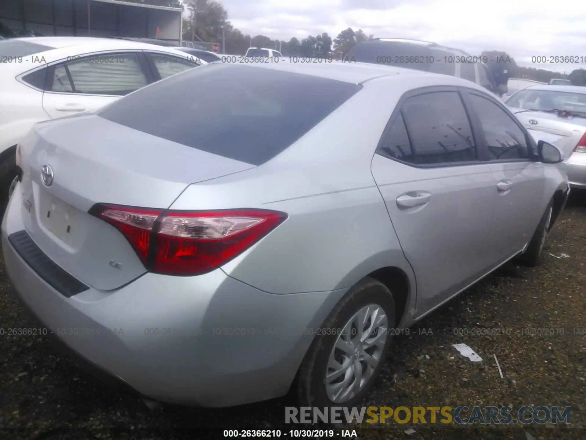 4 Photograph of a damaged car 5YFBURHE2KP892228 TOYOTA COROLLA 2019