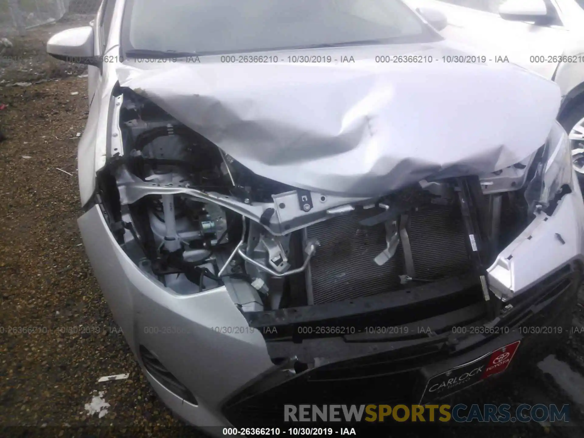 6 Photograph of a damaged car 5YFBURHE2KP892228 TOYOTA COROLLA 2019