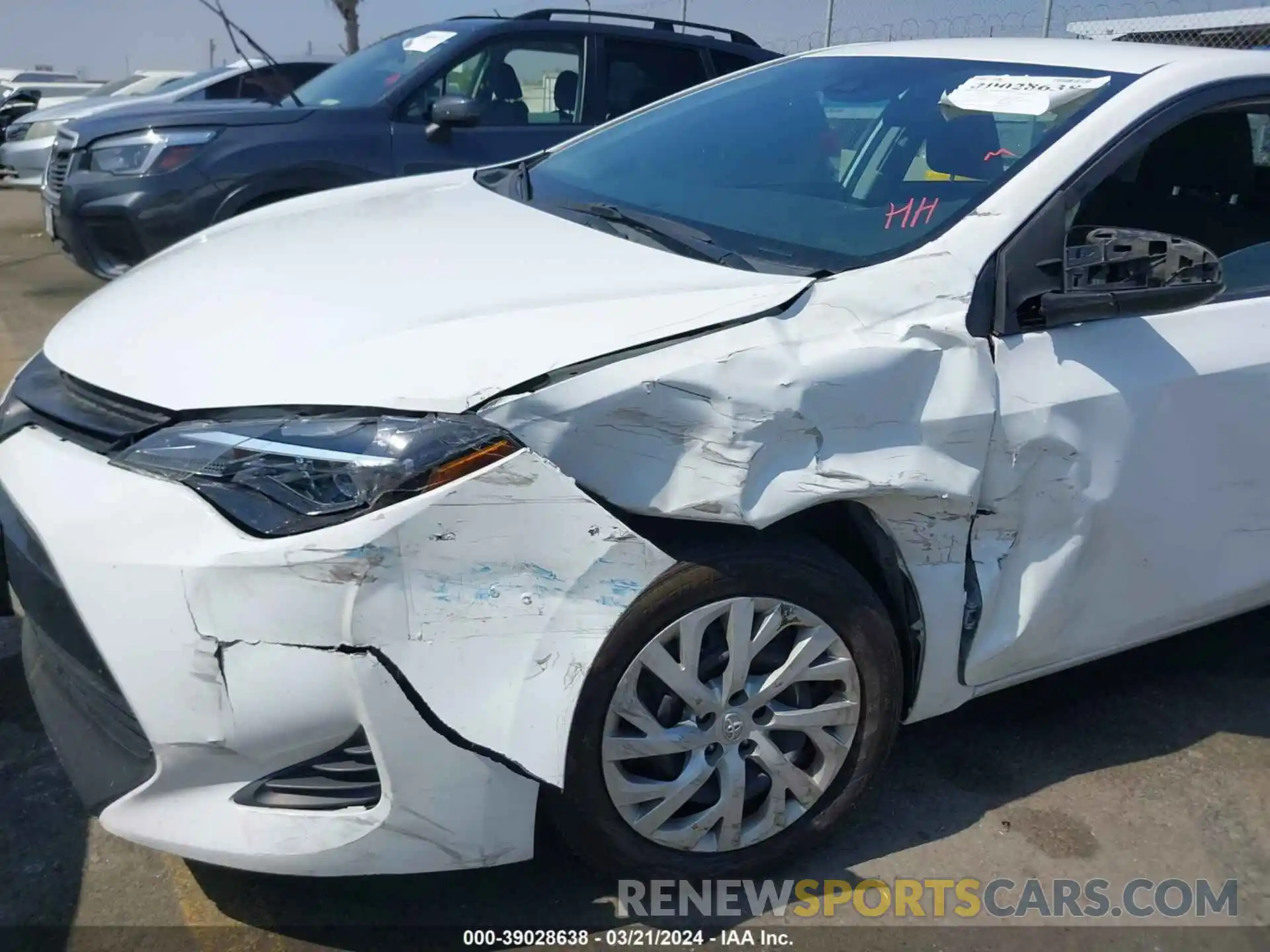 6 Photograph of a damaged car 5YFBURHE2KP892391 TOYOTA COROLLA 2019