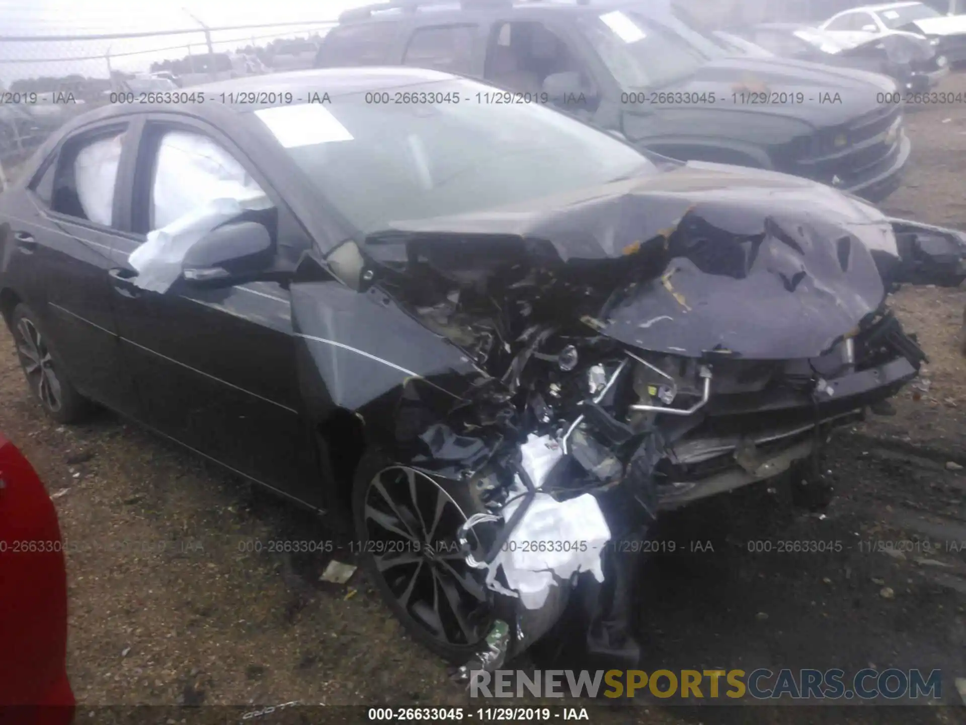 1 Photograph of a damaged car 5YFBURHE2KP892424 TOYOTA COROLLA 2019